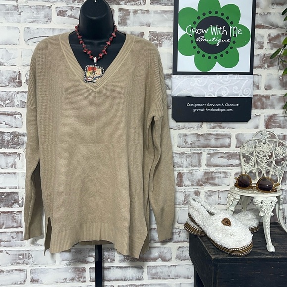 Dreamers by debut vneck sweater womens M/L - Picture 1 of 8